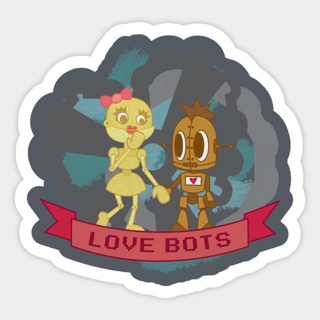 LOVE BOTS Sticker by DaniMarie902